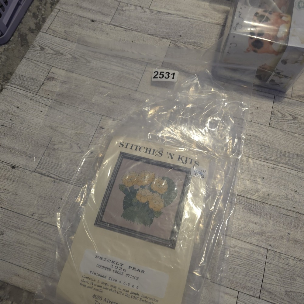 Stitches N Kits Prickly Pear Counted Cross Stitch Kit 1986 Sealed - Picture 6 of 6